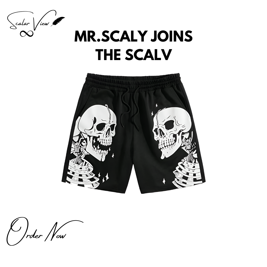Scalv MR.SCALY Urban Streetwear Shorts